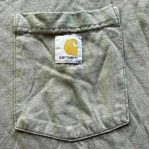 Carhartt (Lot/Bundle 2 items!) T-Shirt Long Sleeve & Short Sleeve Shirt Mens - Picture 3 of 15